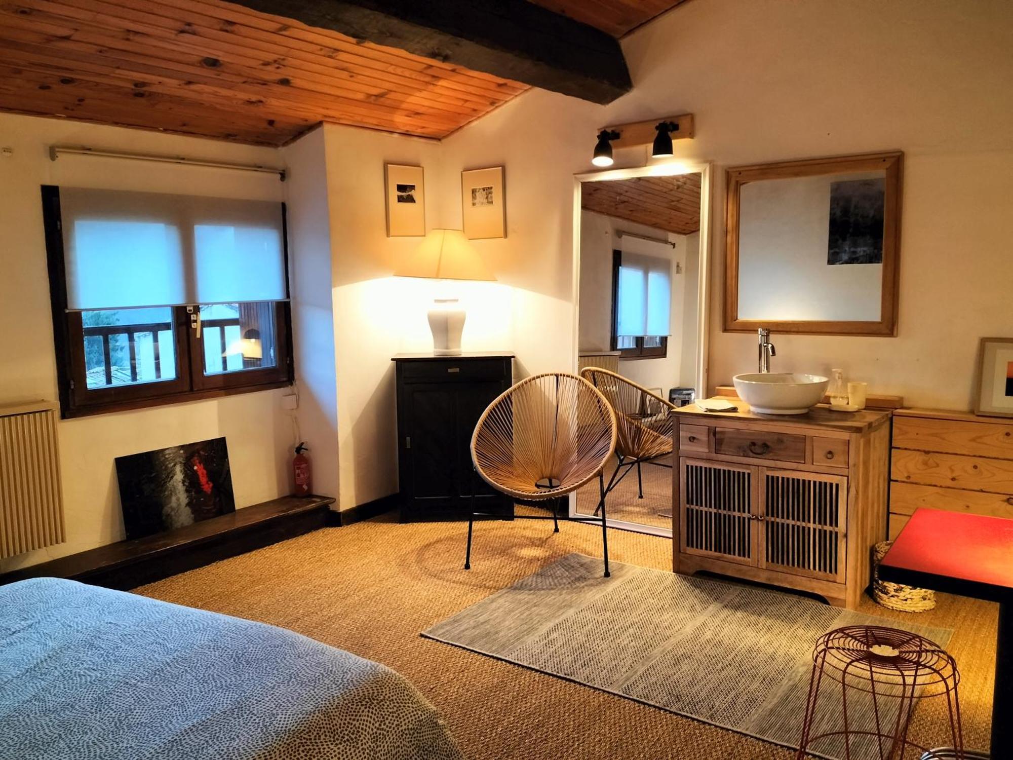 La Maison Sous Le Chateau Montségur Rom bilde